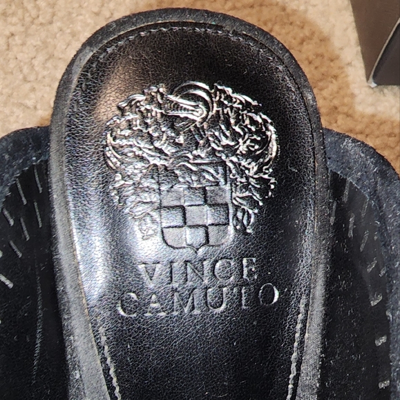 Vince Camuto Black Lyx Suede - Picture 3 of 5